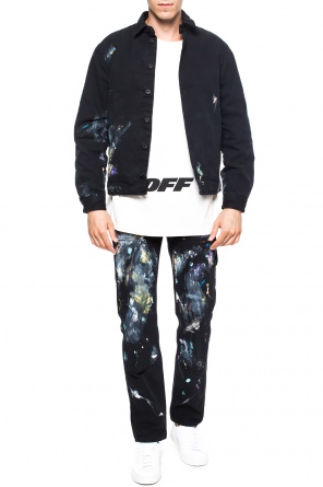 Paint-splattered denim jacket, zdjęcie 2 Paint-splattered denim jacket od Off White